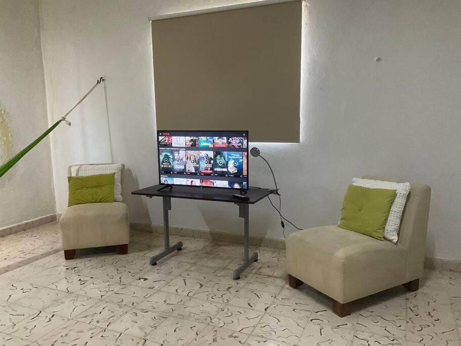 La Casa Amarilla Frente Al Mar Villa Chelem Ngoại thất bức ảnh